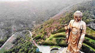 Grand Buddha at Ling Shan - Never before seen drone footage!