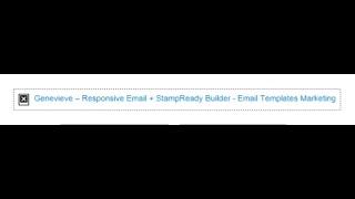 Genevieve – Responsive Email + StampReady Builder by ThemesCode | ThemeForest Download