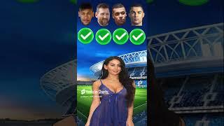 Ronaldo vs messi vs neymar vs mbappè - Georgina talks #shorts #football #ronaldo #messi #neymar #sui