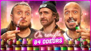 84 odeurs à deviner. Mcfly génie du jeu. Carlito et Florent ont le mérite d’être là.