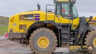 WE REVIEW THE NEW KOMATSU WA 500-8 LOADING SHOVEL