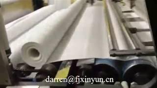 Automatic perforating and rewinding color glue lamination toilet paper making machine