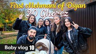 First Mehmani of Diyan our Baby & How was Parnian’s pregnancy | Baby Vlog 10