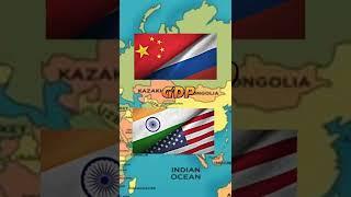 Most powerful Allies in the world | Russia China Vs USA India | #shorts