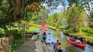 Birds singing along the River in Fairytale-like Village of Germany | Spreewald 2024