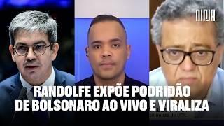 Randolfe expõe a podridão de Bolsonaro ao vivoComparação com lula na UOL não deixa dúvidas