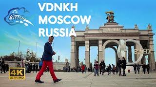 [4K] Travel to Moscow of Russia and Explore VDNKH with Michael as Your Tour Guide 