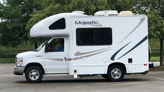 Tour inside the Tiny RV//Fun Size RV- Majestic 19G - Small Class C Motorhome  2010