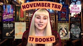 November TBR | dark academia, new releases, horror, thrillers, book club reads 