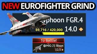 MY EUROFIGHTER GRIND EXPIERNCE WAS ABSOLUTELY WILD (Is it the new best jet!?)