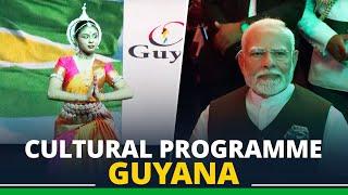 PM Modi attends a cultural programme in Guyana