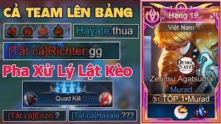 TOP.1 Murad Bị Ép Nhà Cả Team Lên Bảng Và Pha Xử Lý Cực Căng Rồi Lật Kèo - Liên Quân Mobile