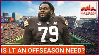 Can the Cleveland Browns count on Dawand Jones to be their shoe-in starter at left tackle in 2025?