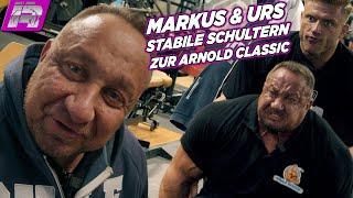 Mehr Volumen für Schultern? Urs in Arnold Classic-Vorbereitung