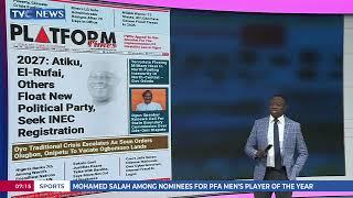 TVC Newspaper Review: No Rift Between Tinubu And Shettima