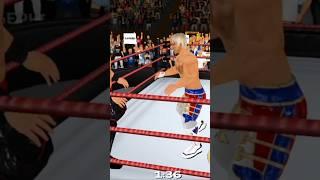 Wr3d Wwe 2k24 mod Cody puts Tama tonga through the Table #wwe #wr3d #mdickie #shorts #youtube