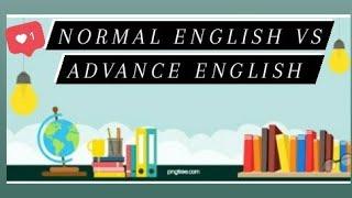 #Normal English Vs Advanced English #English learn with Payal  #shorts