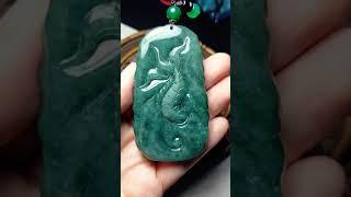 Unique - Kalung Giok Naga Burmese Jade - Feicui