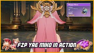 What an F2P Yae Miko looks like (Level 90) | Genshin Impact