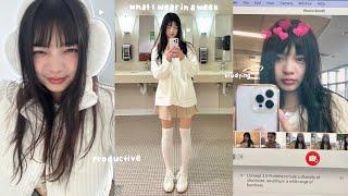 Uni Vlog  What I Wear in a Week as a Uni Student, Motivating Study Vlog, Pinterest Inspired Outfits