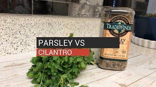 Parsley vs. Cilantro