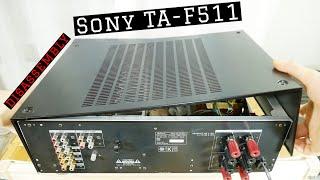 Sony TA-F511 amplifier disassembly - What's Inside?