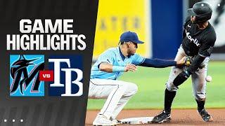 Marlins vs. Rays Game Highlights (7/30/24) | MLB Highlights