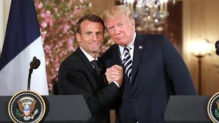 Five touching moments between Donald Trump and Emmanuel Macron