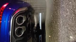 Audi SQ5 standard exhaust vs Audisport resonator both on dynamic. Audi Peabody