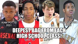 PLAYER WITH THE DEEPEST BAG IN EACH HS CLASS!