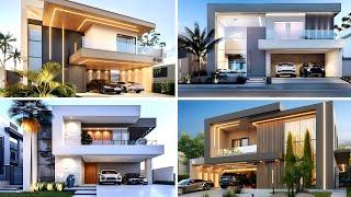 +50 MODERN DOUBLE STOREY HOME DESIGNS 2024 - FRONT ELEVATION DESIGN FOR HOME 2024 - HOUSE DESIGNS