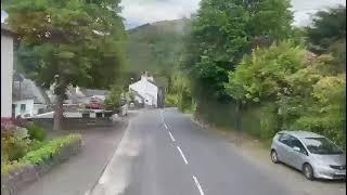 beautiful view of wales uk drive  through beautiful part