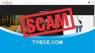 Tyiece.com SCAM