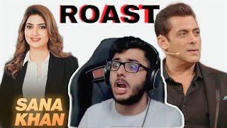 SANARAEESKHAN ROAST VIDEO SALMAN KHAN BIGG BOSS 17 KA ROAST VIDEO EXPOSED SANA AND BIGG BOSS