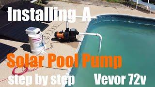 How to Install a Vevor Solar Pool Pump + Review