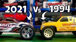 Original 90's Traxxas Rustler Vs The Current Traxxas Rustler. Side By Side