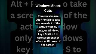 Windows ShortCuts Short 7 #shortcuts #howto #Computer #windows #how #steele #knowledge #windows