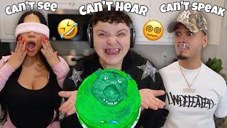 BLIND. DEAF. MUTE BAKING CHALLENGE W/ KAED