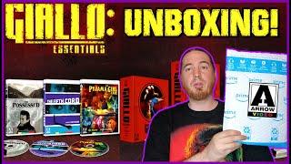 Unboxing: Giallo Essentials Vol. 1 (The Red Box) | Arrow Video Blu-Ray Set | Italian Horror