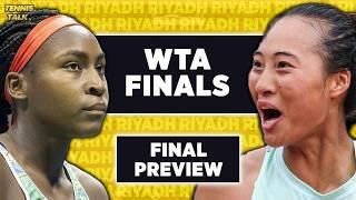 Gauff vs Zheng | WTA Finals 2024 Final | Tennis Preview & Prediction