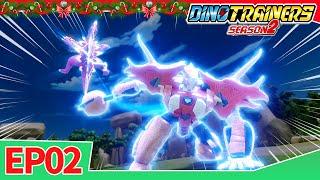 ⭐️New⭐️Dino Trainers Season 2 | EP02 Transformation of Triceratops Dino-Man | Dinosaur |Kids Cartoon