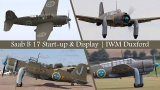 Rare Saab B 17 Start-up & Display | IWM Duxford