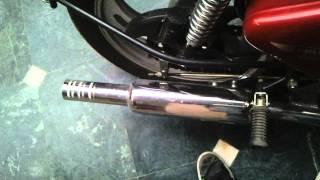 Royal Enfield Electra 350 silencer ( MINI PUNJAB ) sound.