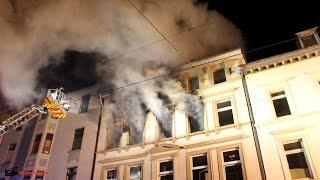 Feuer zerstört Wohnungen in der Silvesternacht 2016