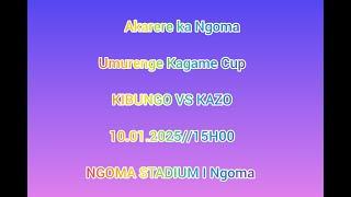 FT: KIBUNGO 4-0  KAZO//UKC//NGOMA STADIUM