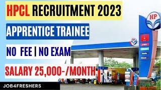 HPCL Recruitment 2023 | Graduate Apprentice trainee | Apply Now!! | Job4freshers