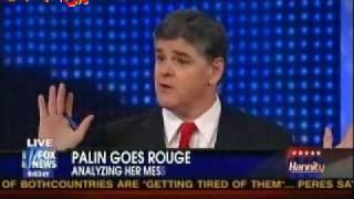 Hannity Headline: "Palin Goes Rouge" (Yes, "Rouge!")