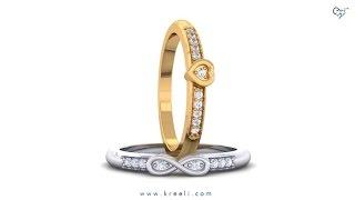 Heart-Infinity ring for women - Grania - Kreeli Jewellery