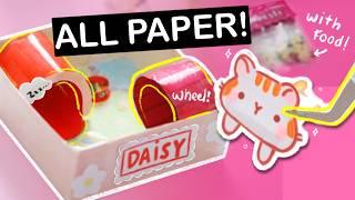 MAKE YOUR OWN paper PET HAMSTER!!! | CUTE CRAFT SUMMER DAY 7