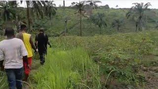 Visite à moto d'un bout du village Mbuba Kongo Central et ventes d'hectares à 700$ ! #congordc #rdc